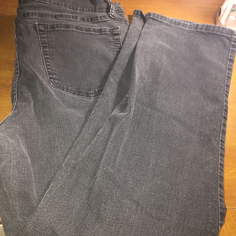 Lee Riders faded black denim jeans